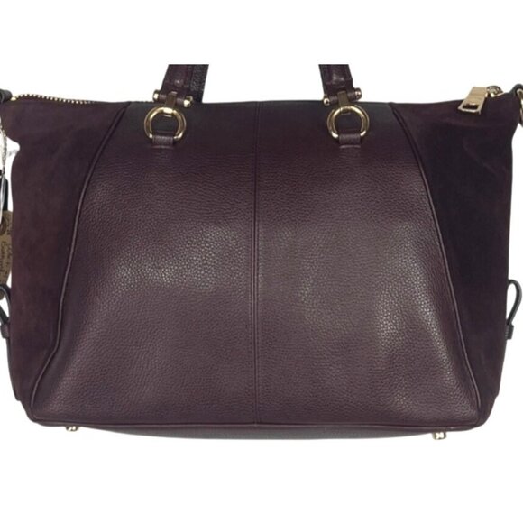 COACH 2017 Burgundy Prairie Primrose Satchel Shoulder or Crossbody Bag 55532 - Picture 7 of 16